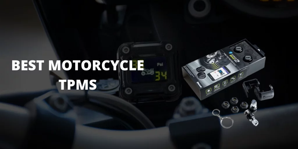BARTUN Wireless Tire Pressure Monitoring System for Motorcycles Supports Android and iOS Real-time Displays 2 Tires Pressure and Temperature TPMS Yellow