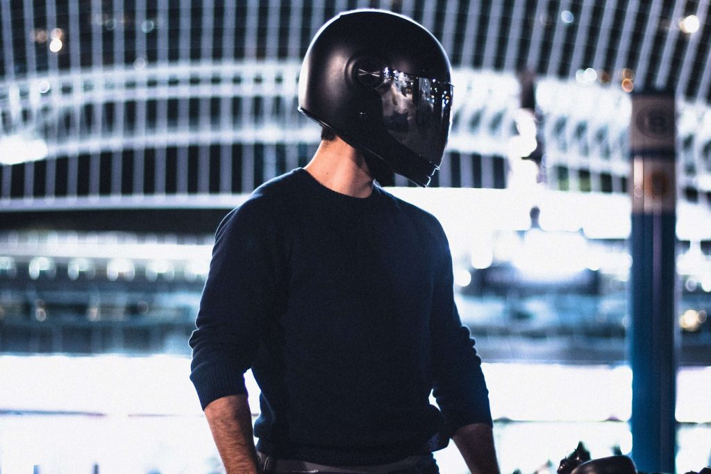 Carbon Fiber Motorcycle Helmet