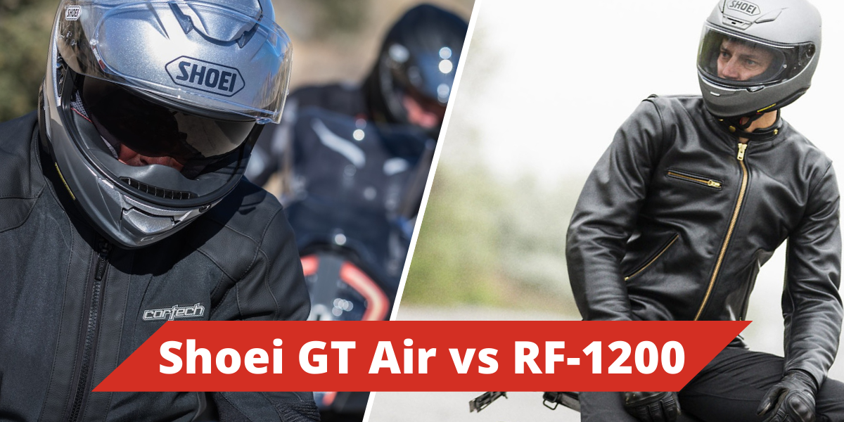 Shoei Gt Air Vs Rf 1200 Comparison 2022 Throttle Buff